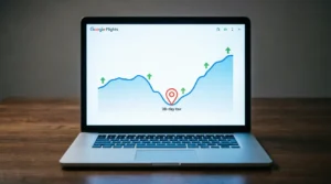 Google Flights graph for cheap flights to Hawaii booking window