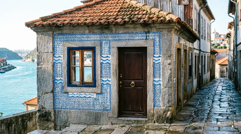 Budget guesthouse room Porto Ribeira portugal on a budget.