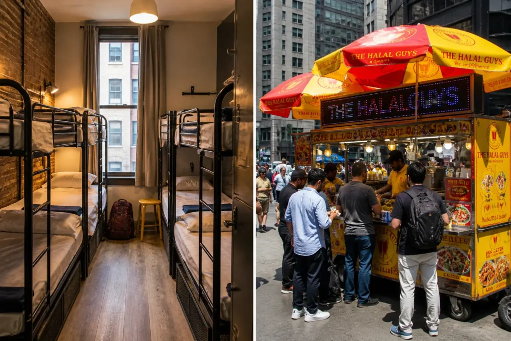 Budget hostel dorm Chelsea Manhattan NYC $45/night.