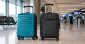 hard shell vs soft shell luggage comparison carry-on suitcases