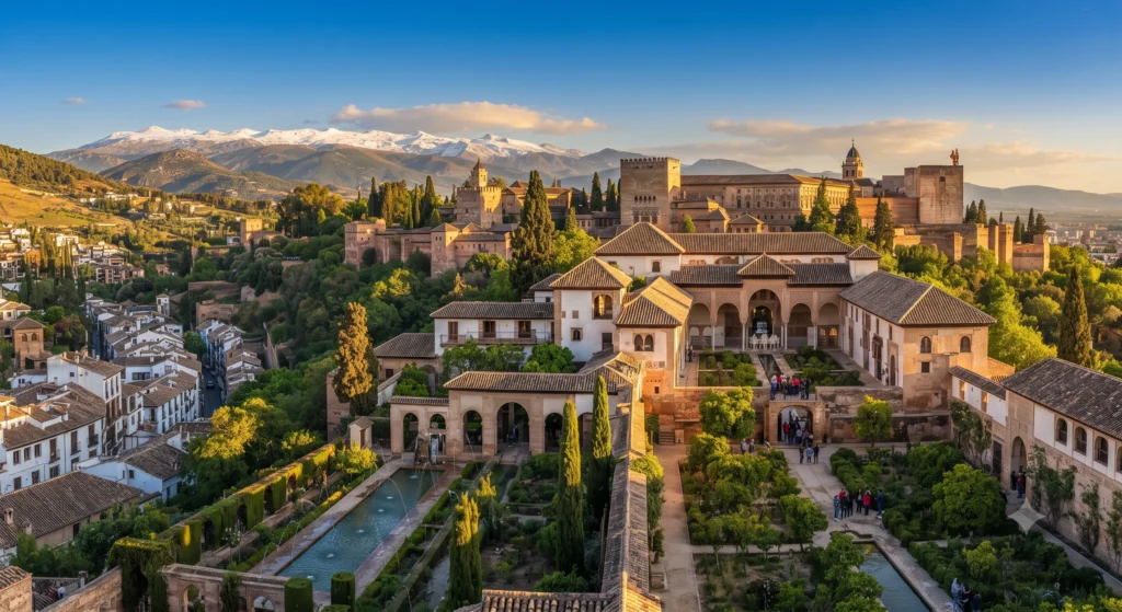 The Alhambra in Granada, a must-visit for history and architecture lovers.