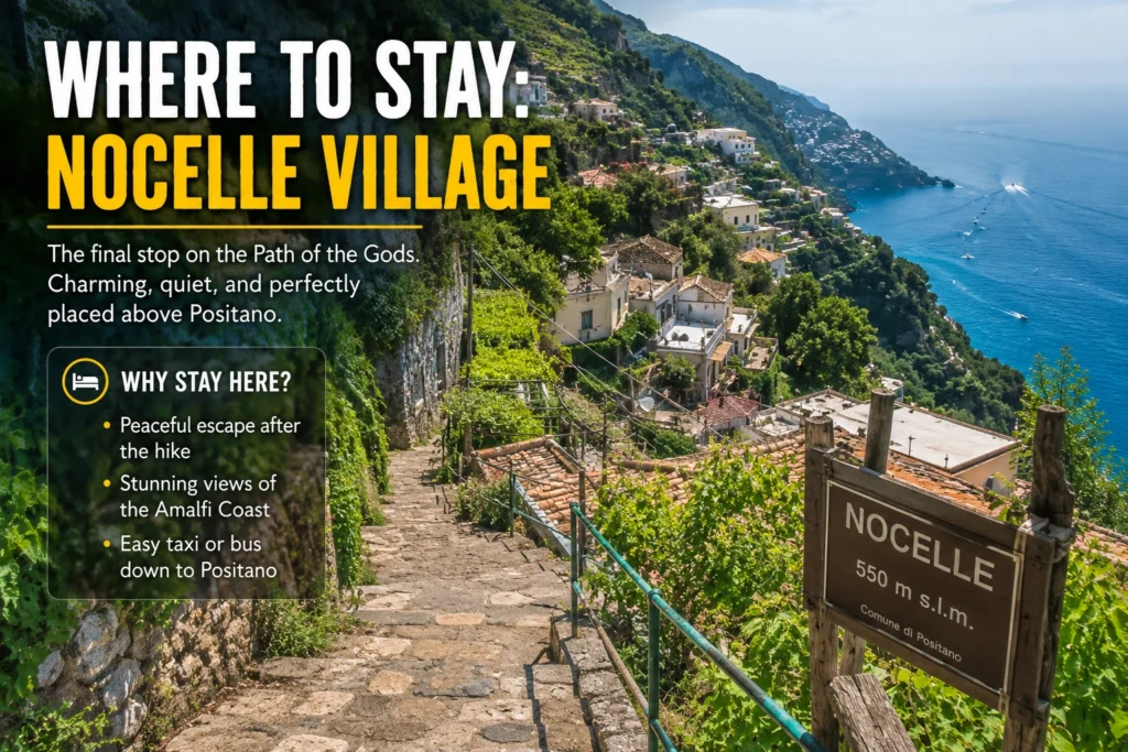 Nocelle village near the Path of the Gods Amalfi Coast